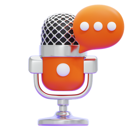 PODCAST  3D Icon