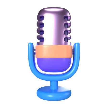 Podcast  3D Icon