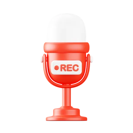 Podcast  3D Icon