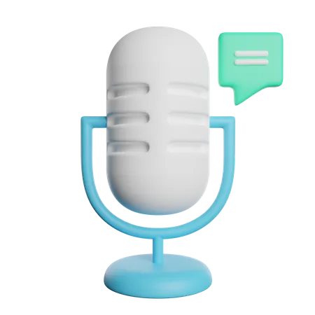 Podcast  3D Icon