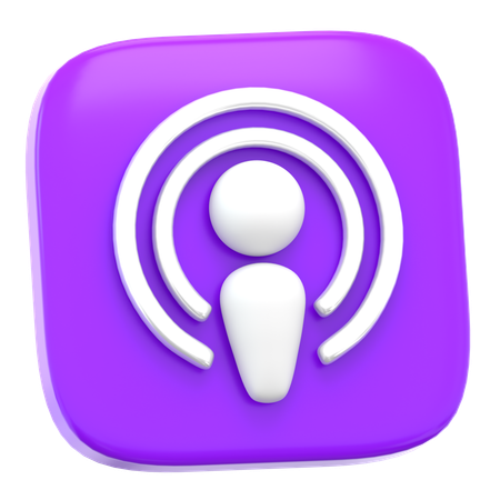 Podcast  3D Icon