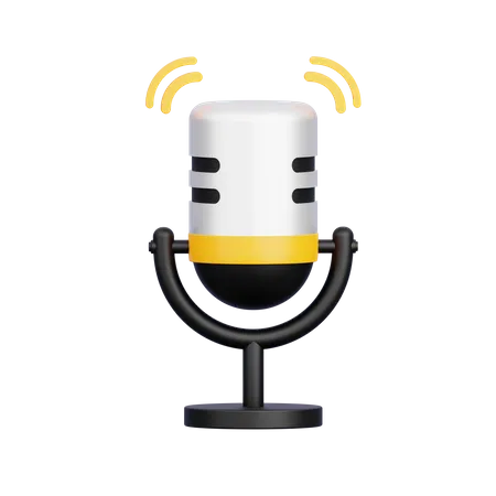 Podcast  3D Icon