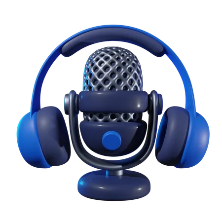 Podcast  3D Icon