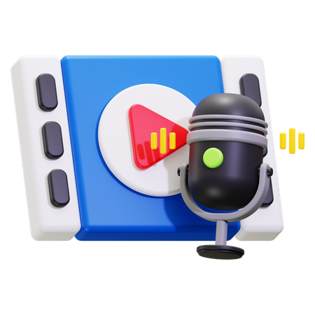 Podcast  3D Icon