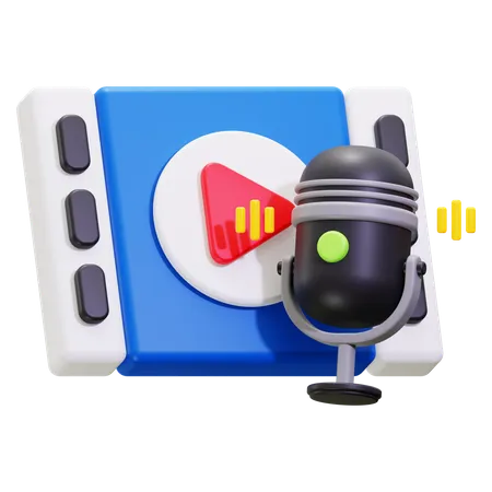 Podcast  3D Icon