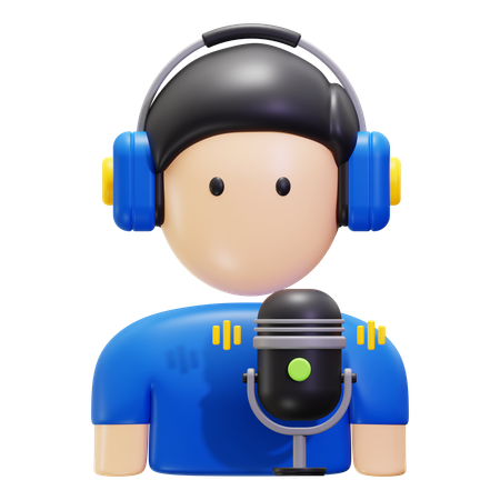 Podcast  3D Icon