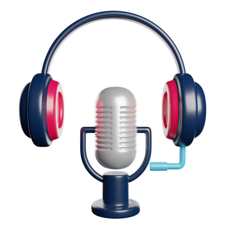 Podcast  3D Icon