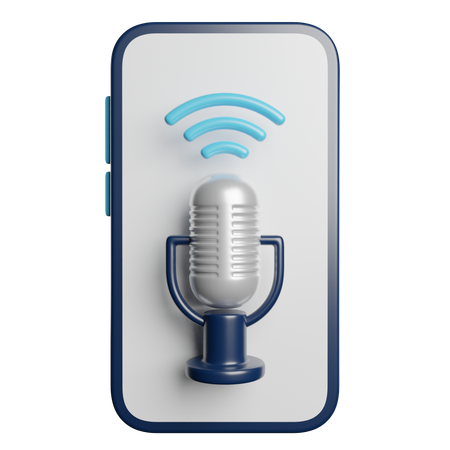 Podcast  3D Icon