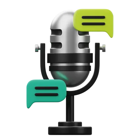 Podcast  3D Icon