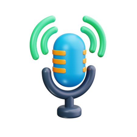 Podcast  3D Icon