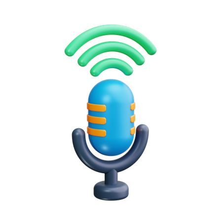 Podcast  3D Icon