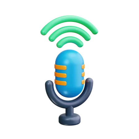 Podcast  3D Icon