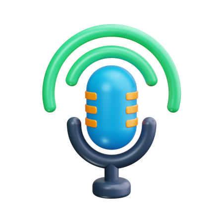 Podcast  3D Icon