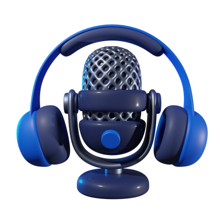 Podcast  3D Icon