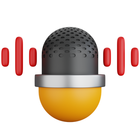 Podcast  3D Icon
