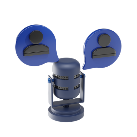 Podcast  3D Icon