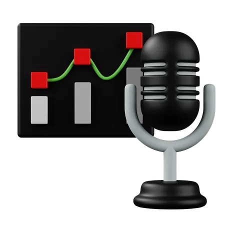 Podcast Analysis  3D Icon