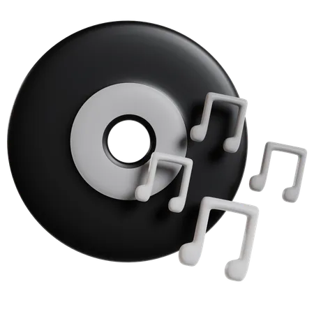 Podcast Compact Disc Design  3D Icon