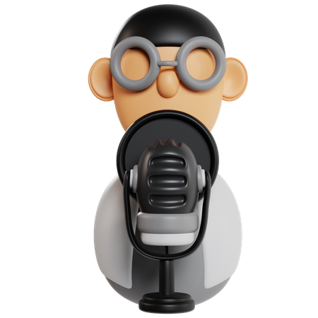 Podcast Creators  3D Icon