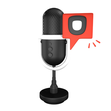 Podcast de comedia  3D Icon