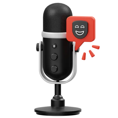 Podcast de comedia  3D Icon