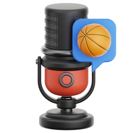 Podcast de esporte  3D Icon