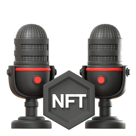 Podcast de nft  3D Icon