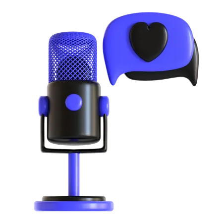 Podcast de relaciones  3D Icon