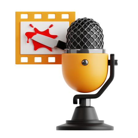 Podcast de suspense  3D Icon