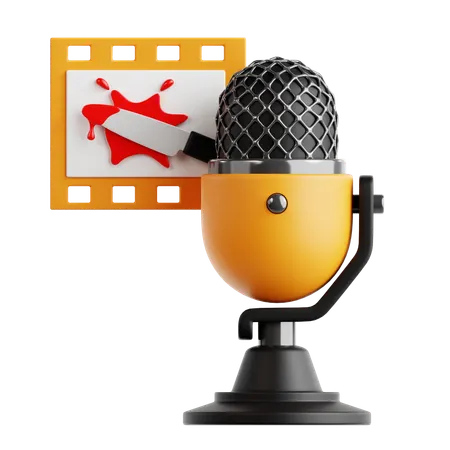 Podcast de suspense  3D Icon