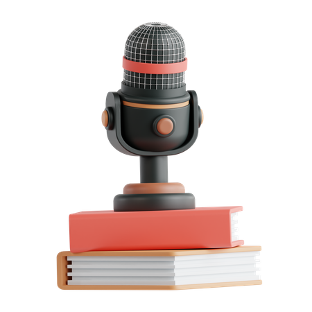 Podcast educacional  3D Icon