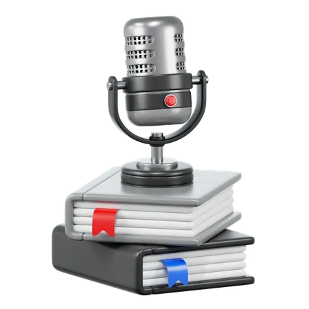 Podcast education  3D Icon