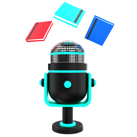 Podcast educativo  3D Icon