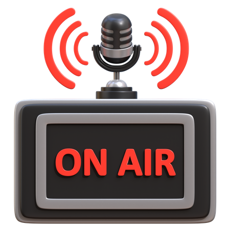 Podcast en direct à l'antenne  3D Icon