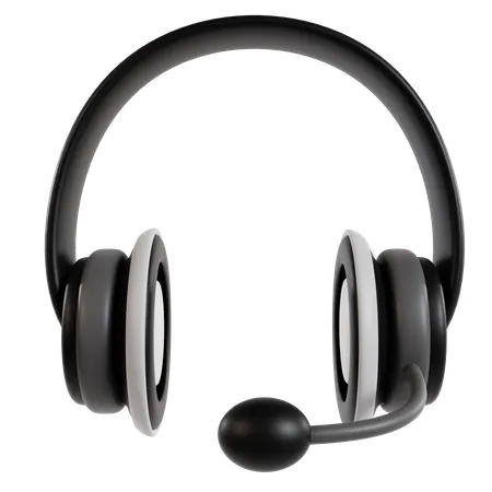 Podcast Headphones  3D Icon