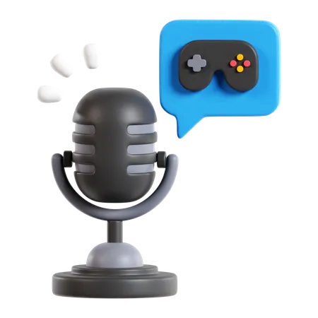 Podcast de jogos  3D Icon