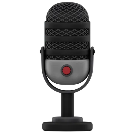 Podcast Microphone  3D Icon