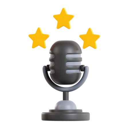 Podcast Rating  3D Icon