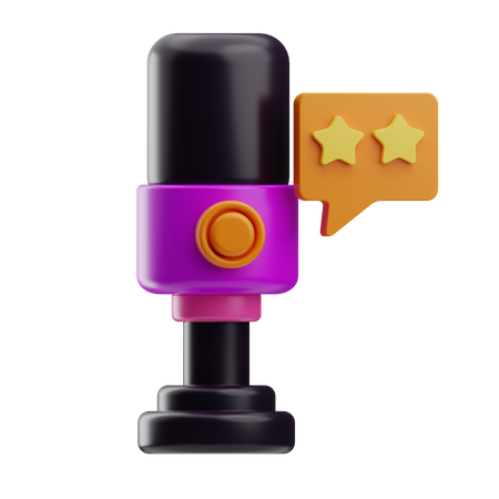 Podcast Rating  3D Icon