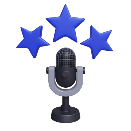 Podcast Review  3D Icon