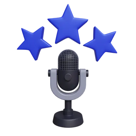 Podcast Review  3D Icon