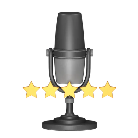 Podcast Review  3D Icon