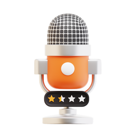 Podcast Review  3D Icon