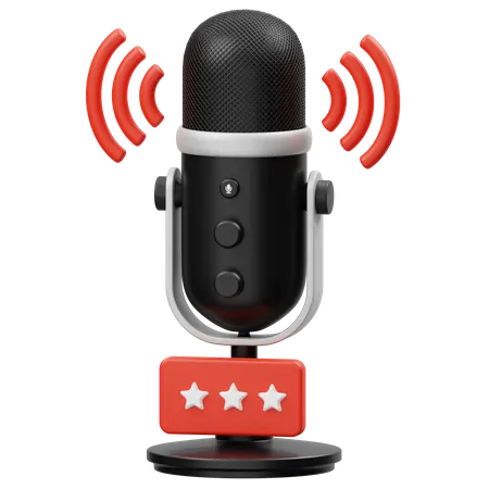 Podcast Review  3D Icon