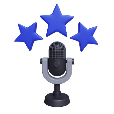 Revisión de podcasts  3D Icon