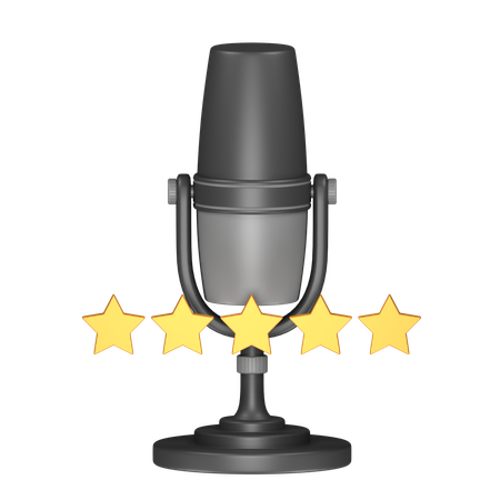 Revue de podcasts  3D Icon