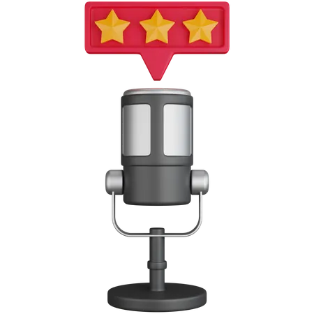 Revue de podcasts  3D Icon