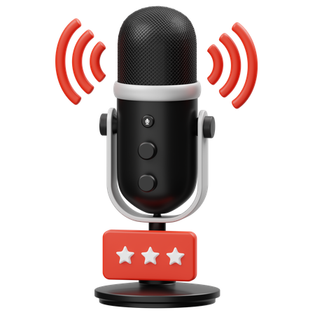 Podcast-Rezension  3D Icon