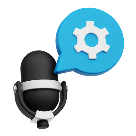 Réglage du podcast  3D Icon