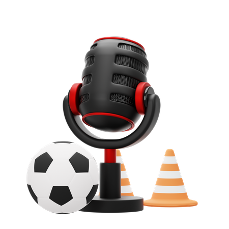 Podcast sportif  3D Icon